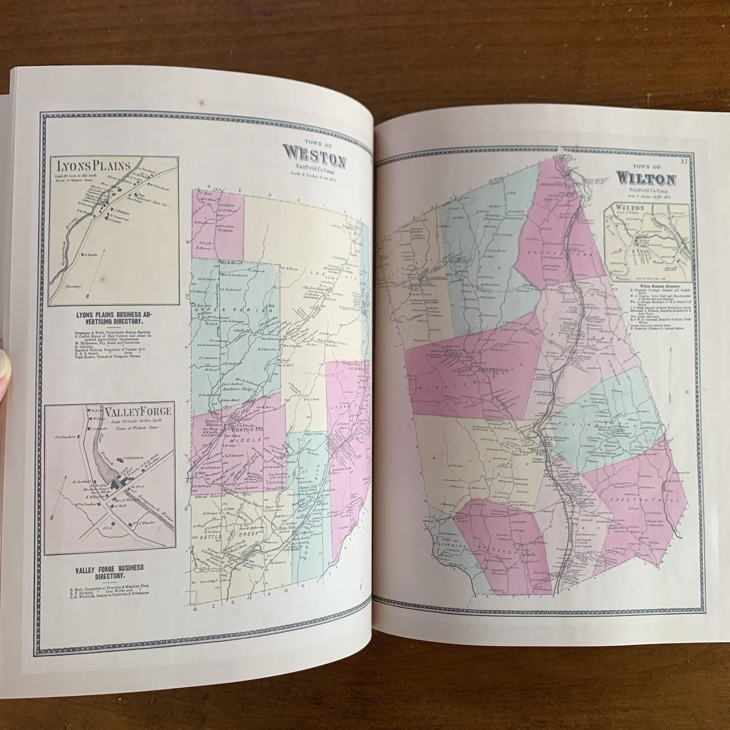 1867 Atlas Of New York And Vicinity - F.W. Beers - Connecticut Edition Facsimile