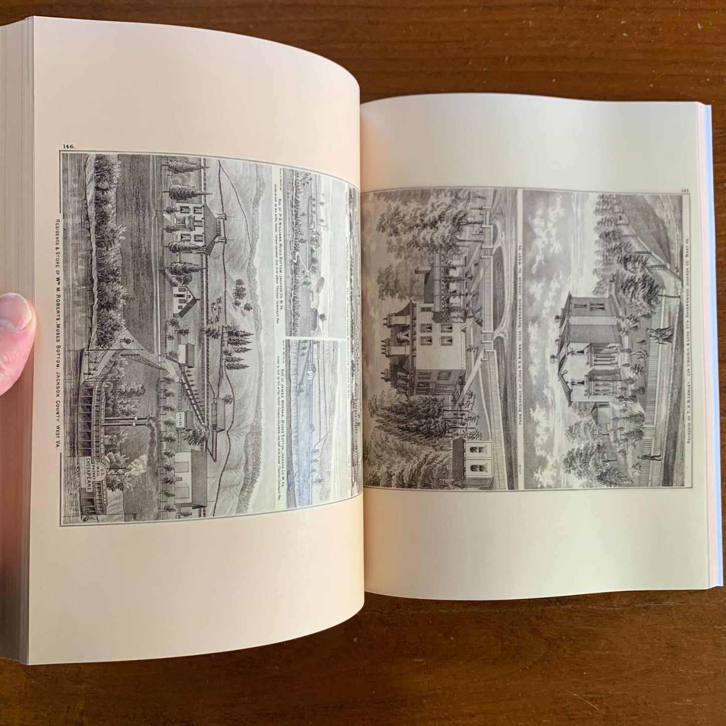 1877 Illustrated Atlas of the Upper Ohio River & Valley Pittsburgh to Cincinnati