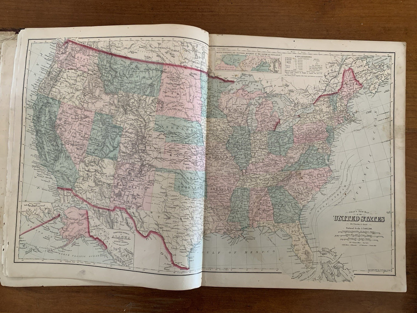 1880 Atlas of Allen County Ohio / Views Maps United States Lima