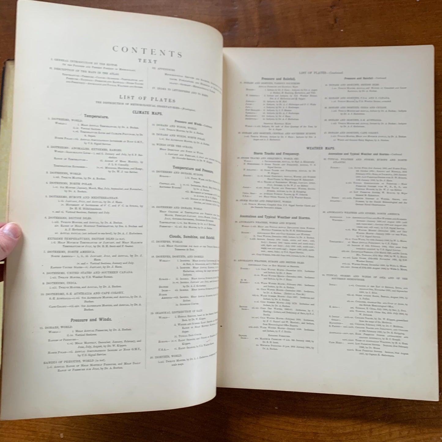 Bartholomew's Atlas of Meteorology: A Series of Over Four Hundred Maps.