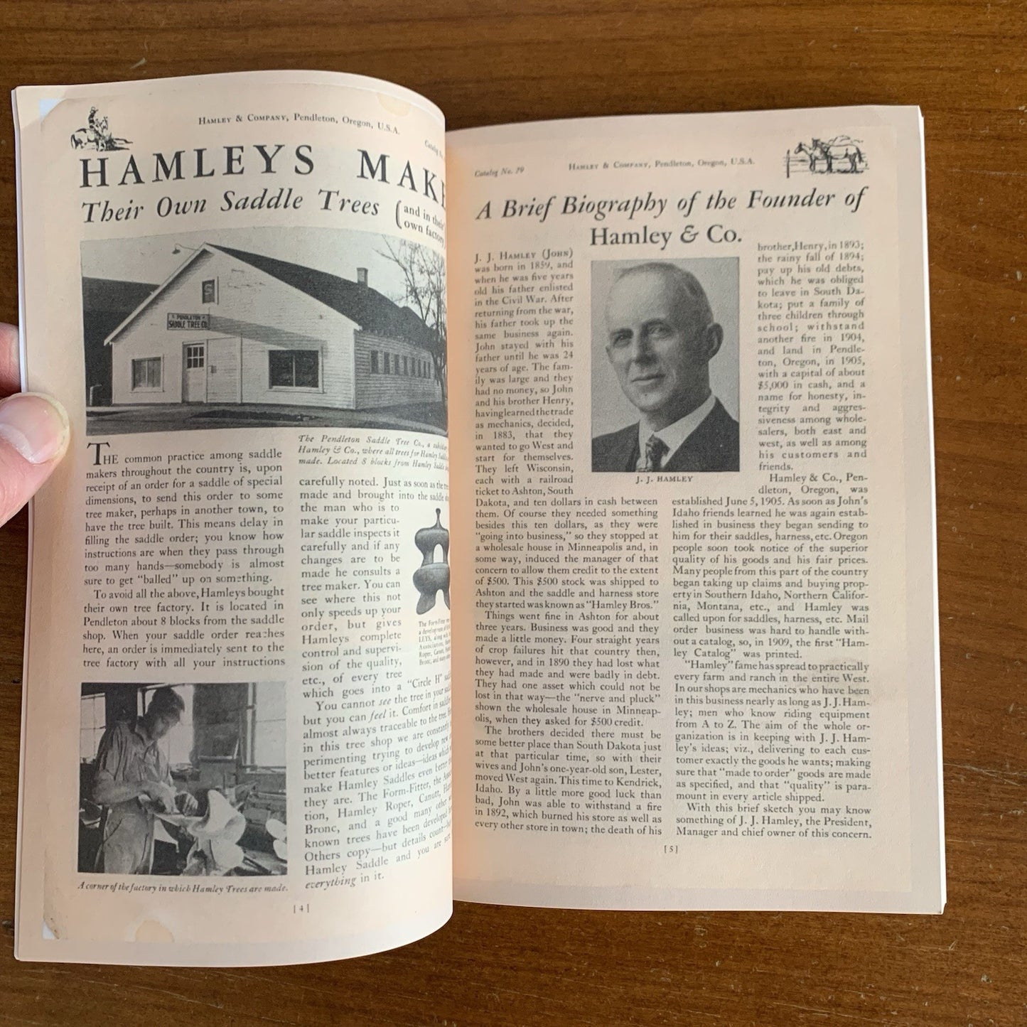 1929 Hamley and Company Catalog No. 29 / Facsimile Saddle