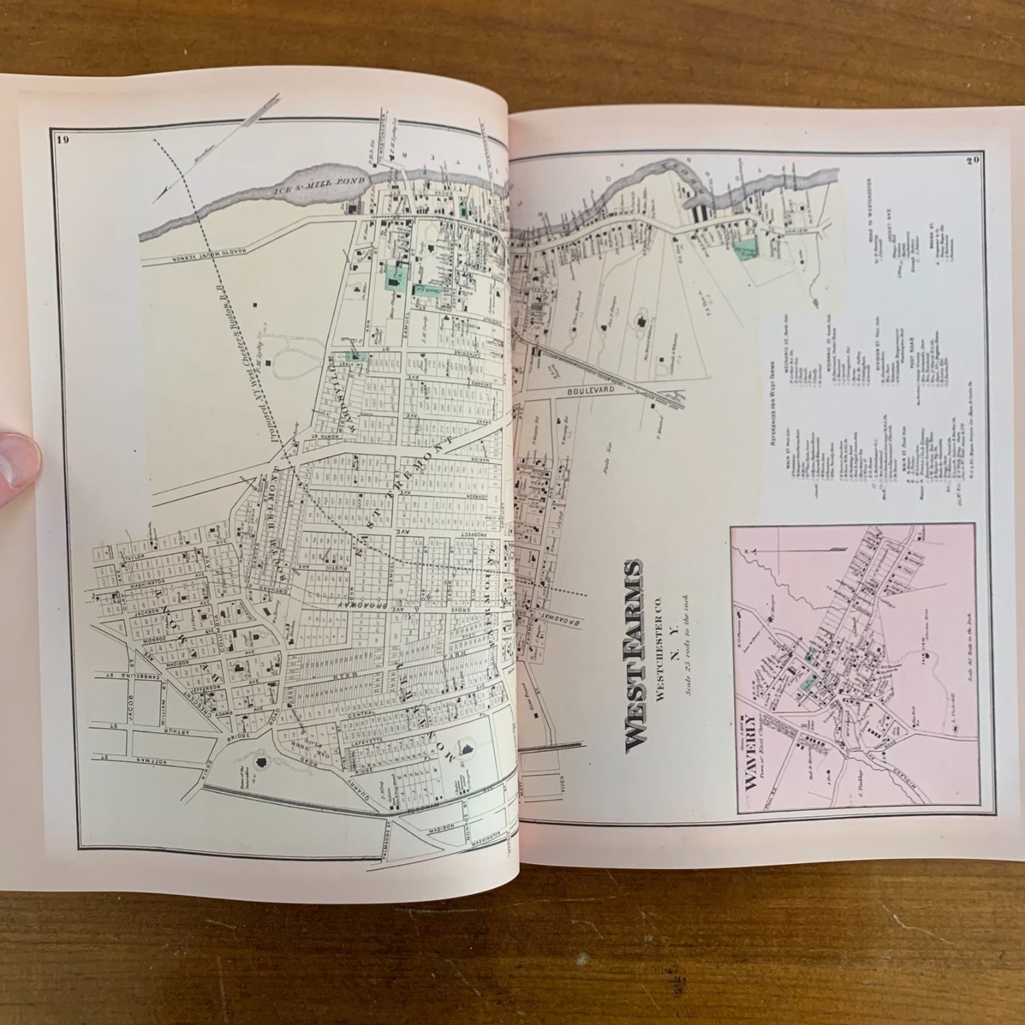 1872 County Atlas Of Westchester New York / Facsimile