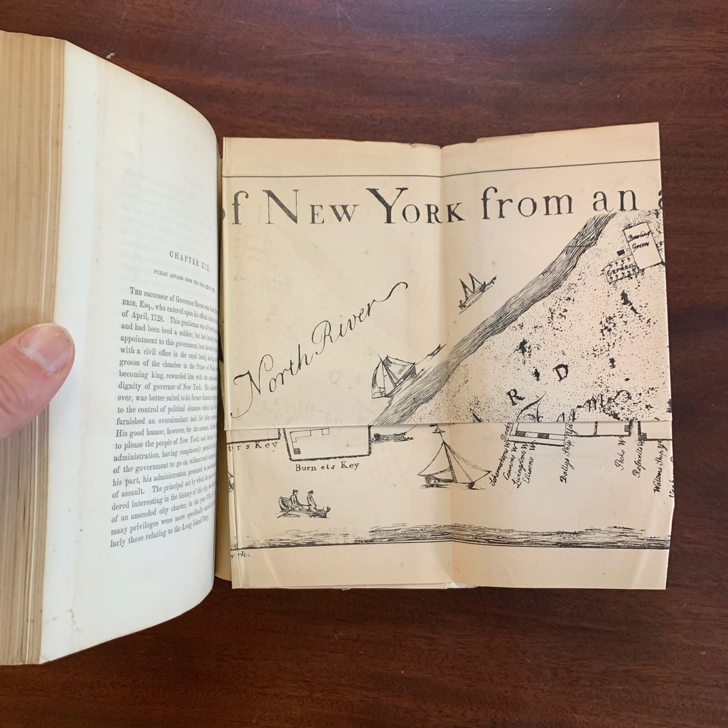 David T Valentine / History of the City of New York 1853 w/ Maps VG / Valentines