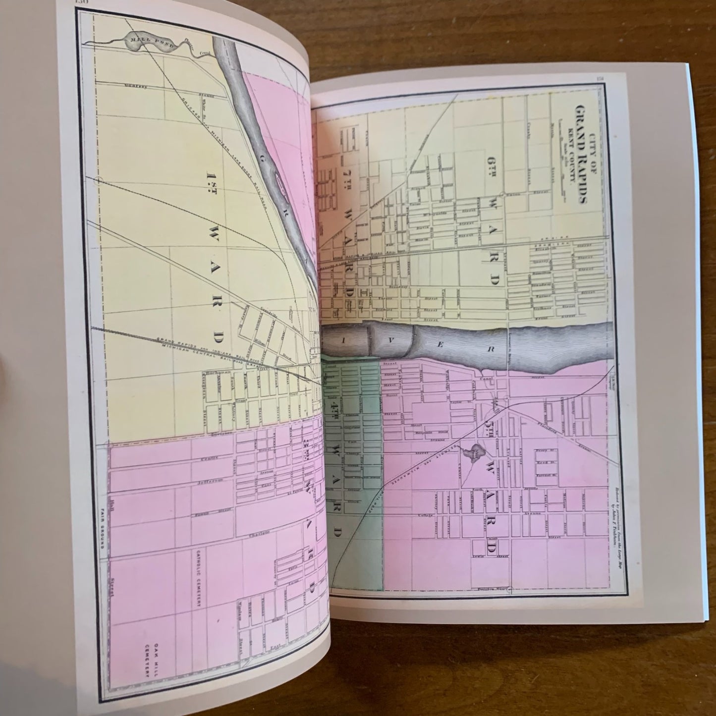1873 Atlas of the State of Michigan / Facsimile