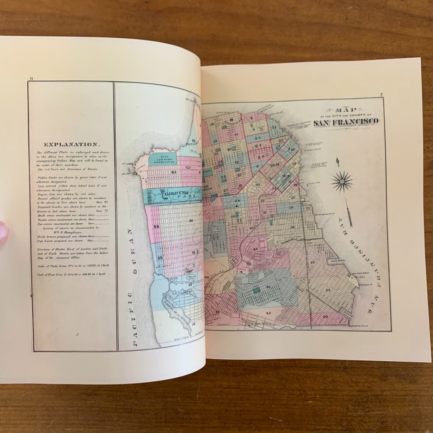 1876 Atlas of the City and County of San Francisco / Facsimile