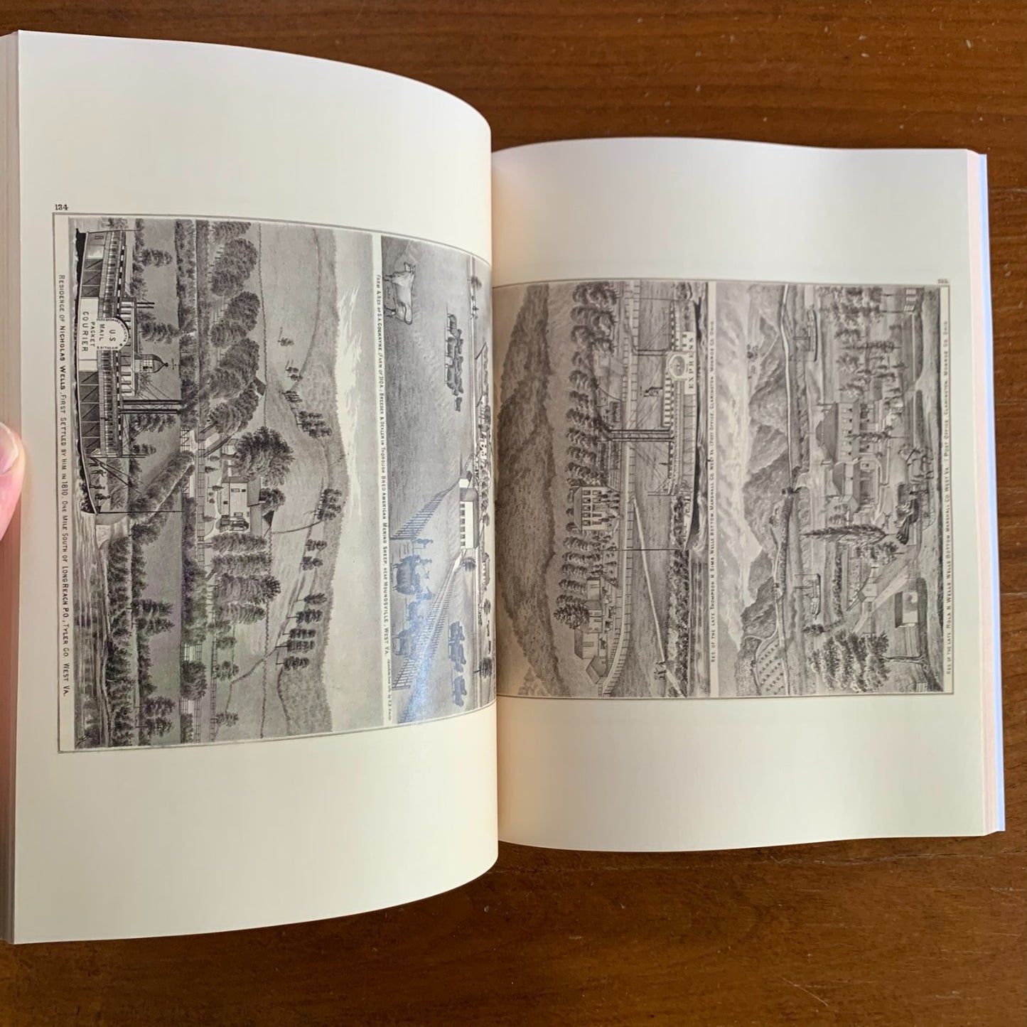1877 Illustrated Atlas of the Upper Ohio River & Valley Pittsburgh to Cincinnati