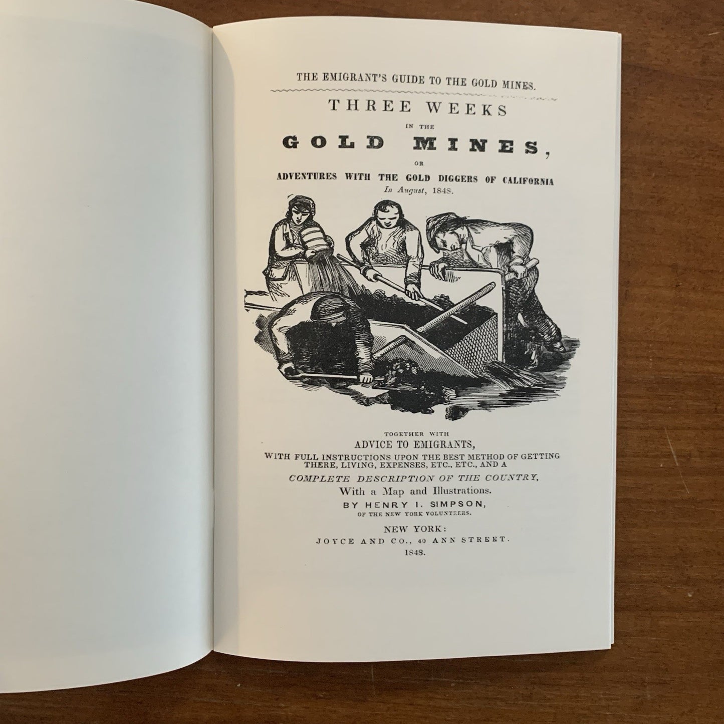 1848 Three Weeks in the Gold Mines / Adventures with Gold Diggers of California