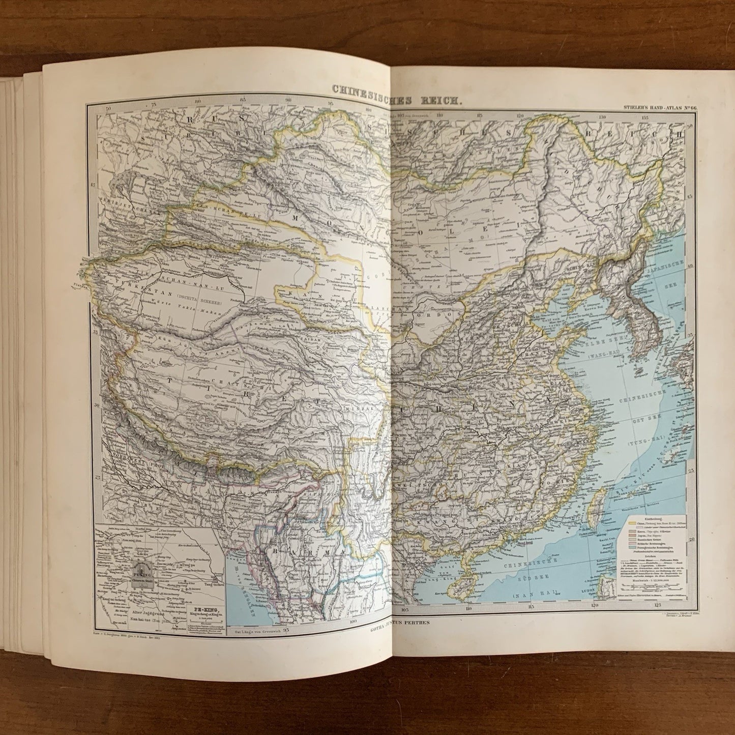 1879 Adolf Stielers Hand Atlas. 95 Maps from Across World