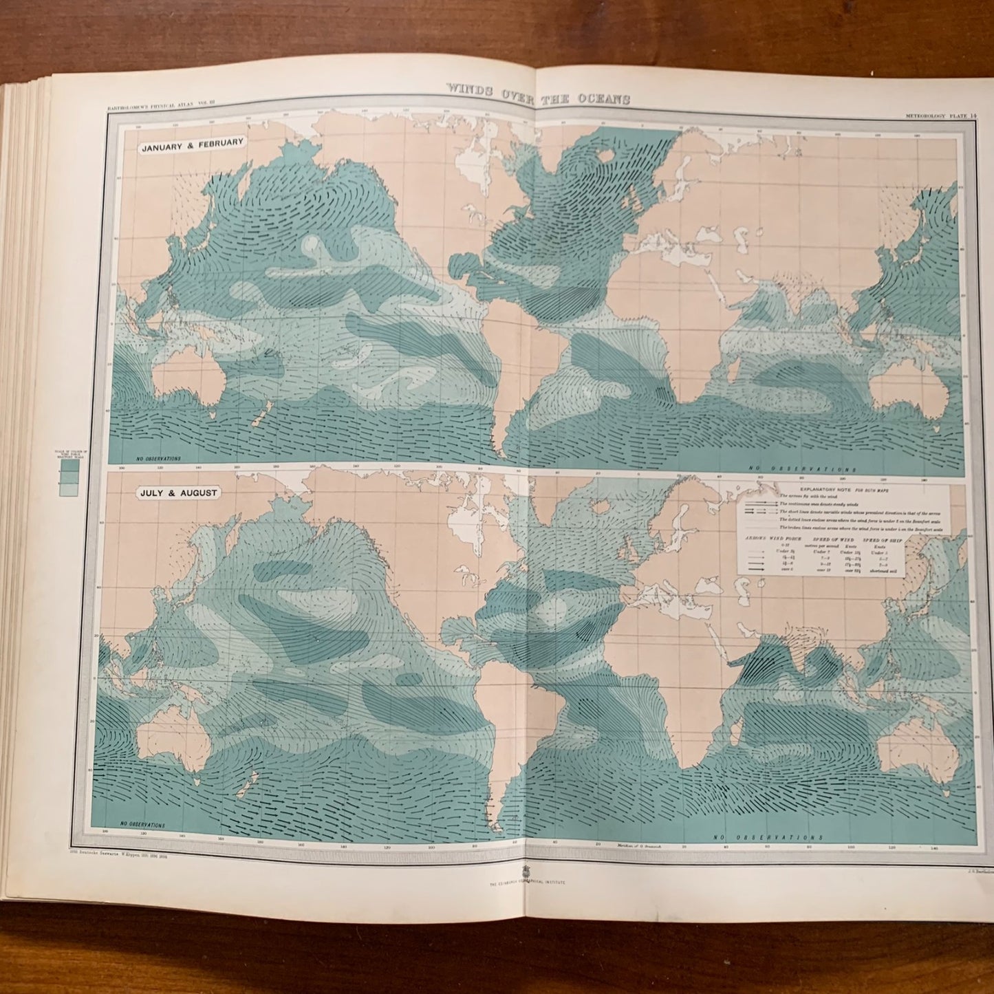 Bartholomew's Atlas of Meteorology: A Series of Over Four Hundred Maps.