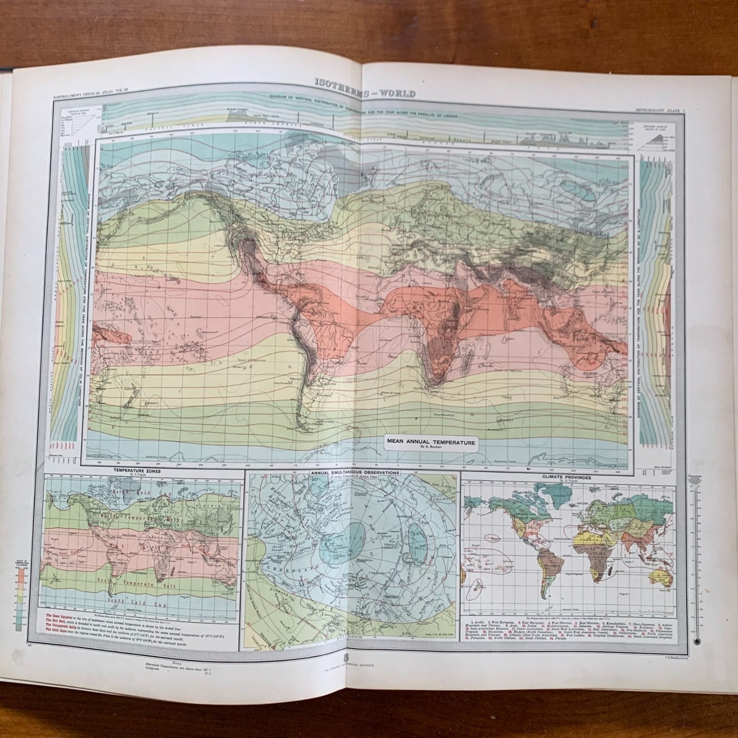 Bartholomew's Atlas of Meteorology: A Series of Over Four Hundred Maps.