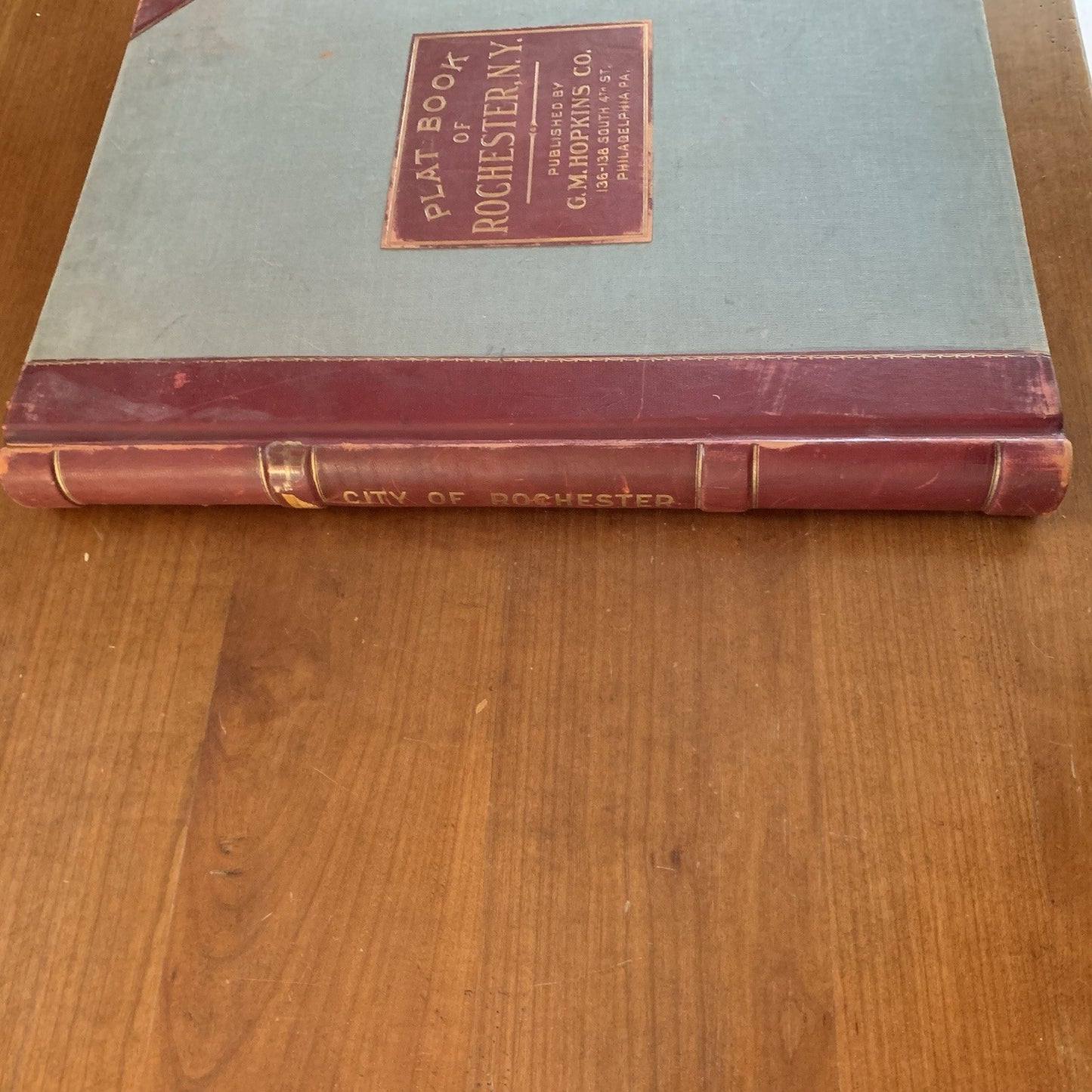 1926 Plat Book of the City of Rochester New York. Near Fine.