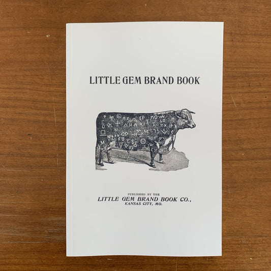 1900 Little Gem Brand Book / Wyoming Montana Colorado Dakota Nebraska Cattle