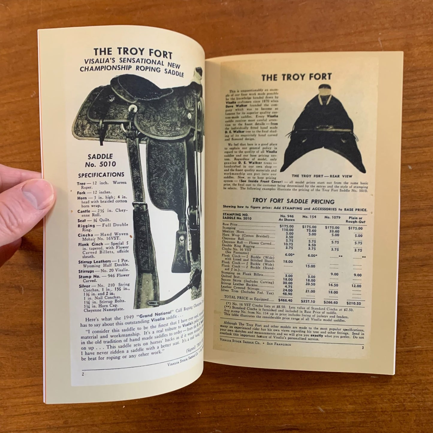 Visalia Stock Saddle Company, San Francisco. Catalog, No. 34 / Facsimile