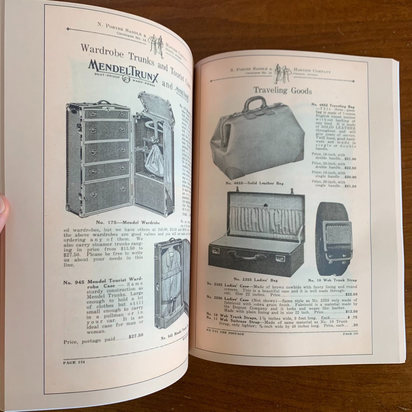 1928 N. Porter Saddle & Harness Company Catalog No. 15 / Facsimile