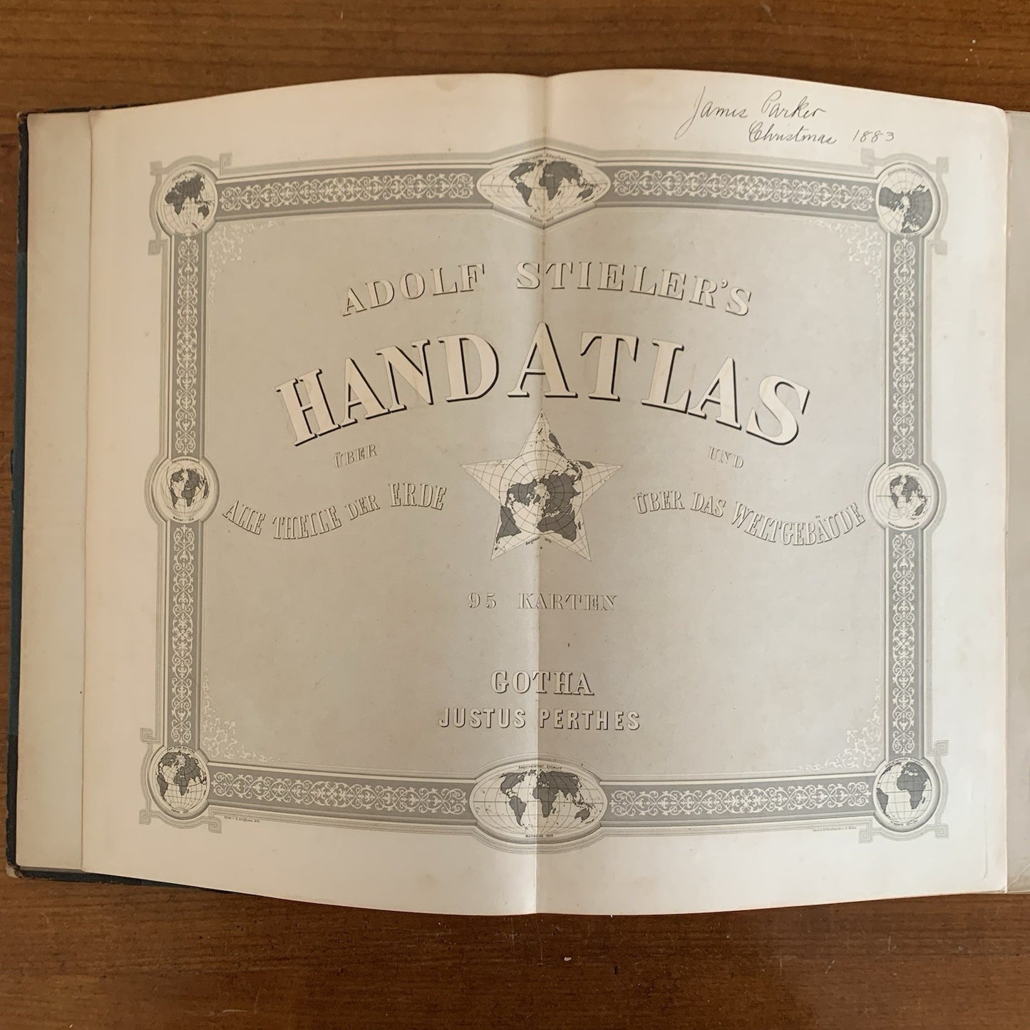1879 Adolf Stielers Hand Atlas. 95 Maps from Across World