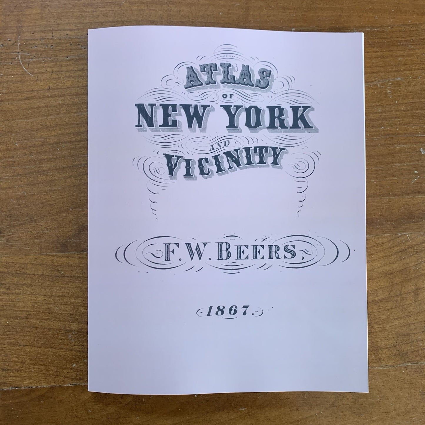 1867 Atlas Of New York And Vicinity - F.W. Beers - Connecticut Edition Facsimile