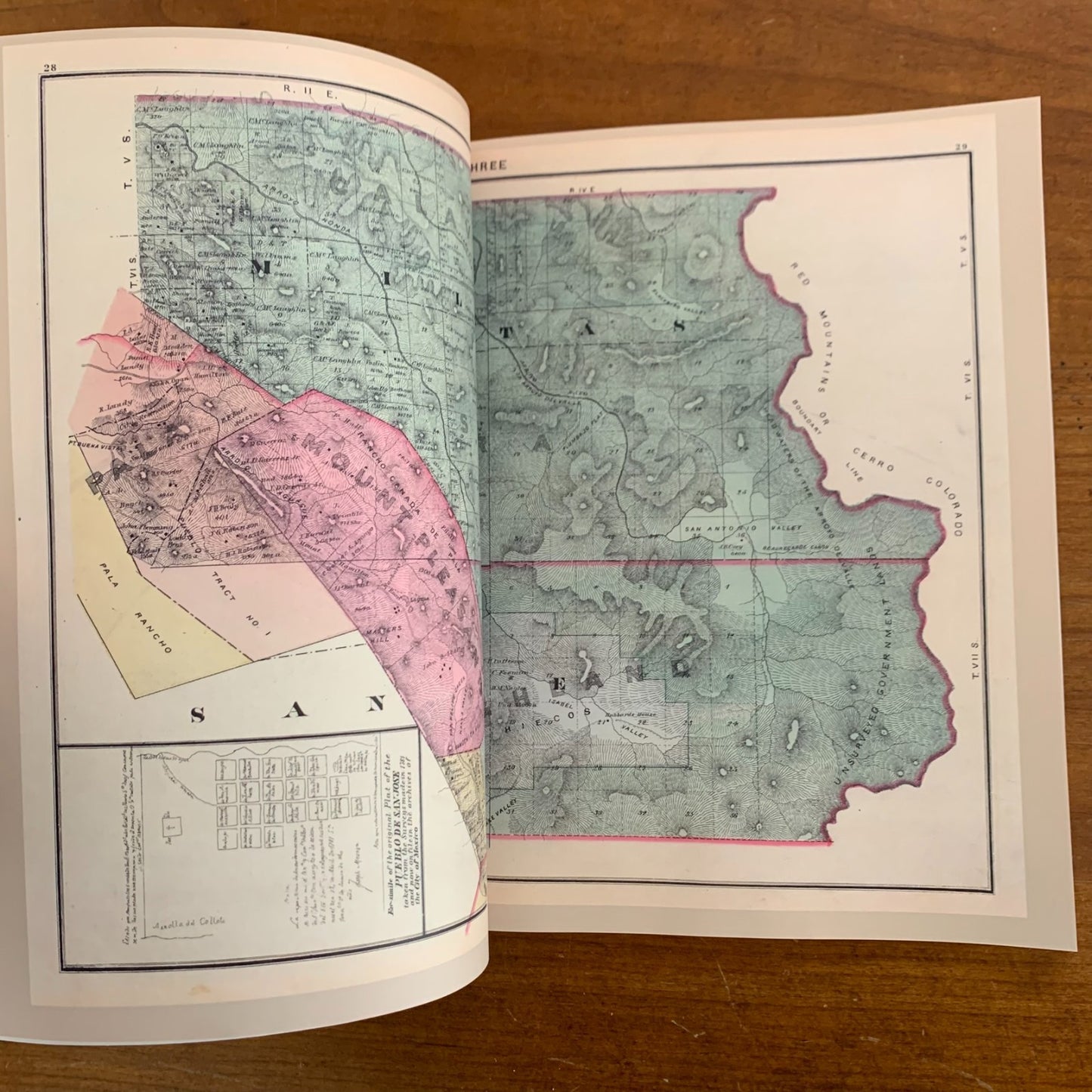 1876 Historical Atlas Map of Santa Clara County, California / Facsimile