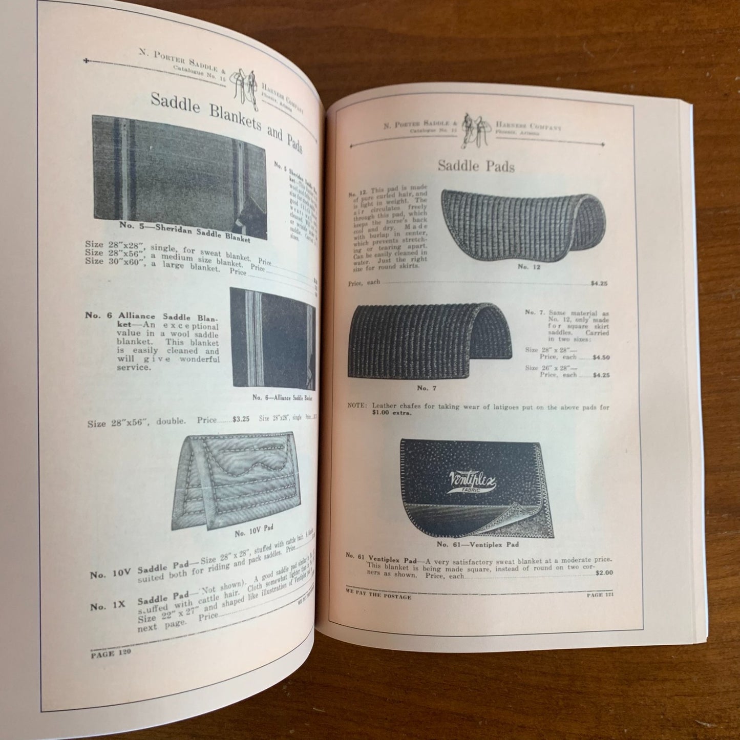 1928 N. Porter Saddle & Harness Company Catalog No. 15 / Facsimile