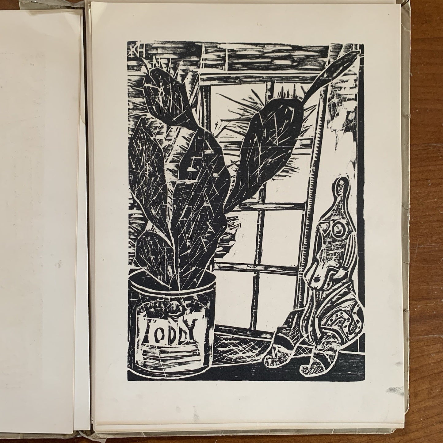SIGNED Wood-engravings from Karl-Heinz Hansen. 1955