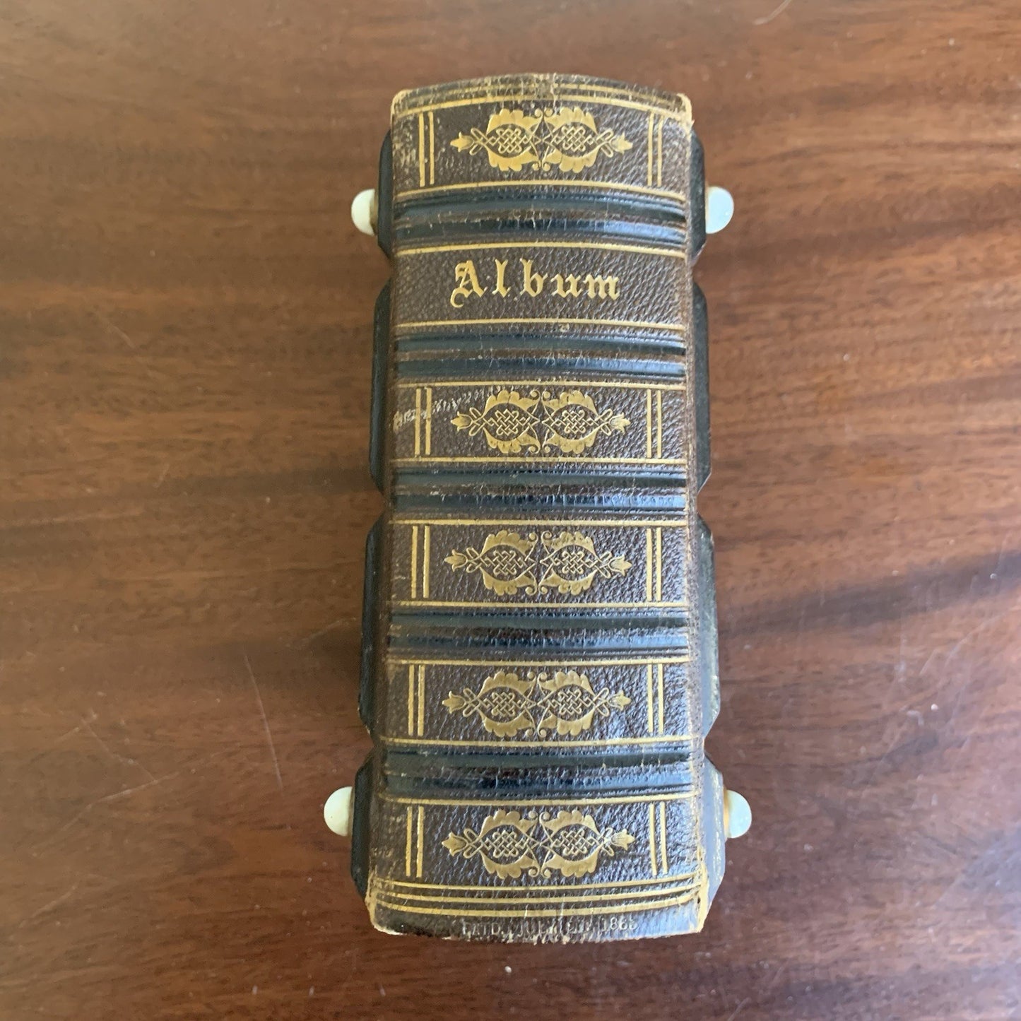 Civil War Era Photograph Album / Lincoln Sheridan Grant CDV O-93 Altemus Leather