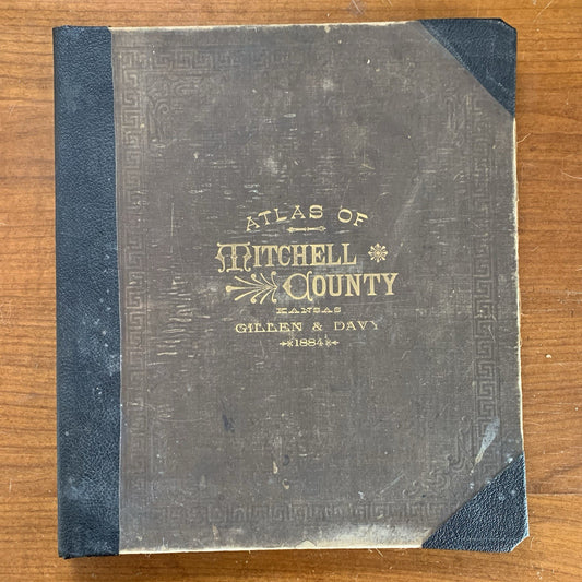 1884 Atlas of Mitchell County, Kansas / Plat Book Maps