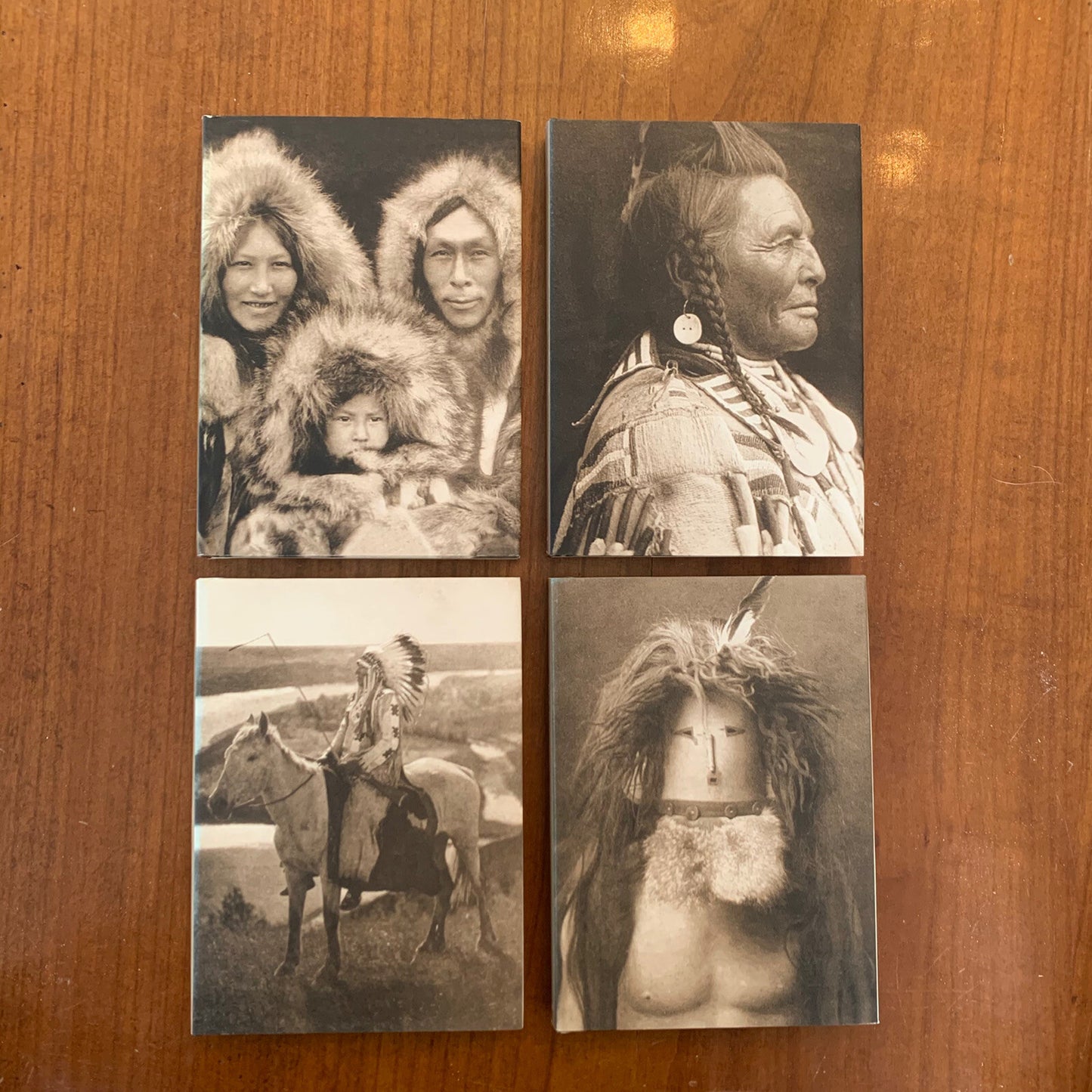 EDWARD S. CURTIS NATIVE BOOK SET VOL  1-4 NATIONS AMERICAN 1ST ED CARDOZO