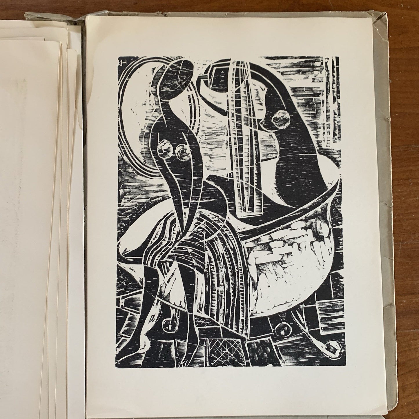 SIGNED Wood-engravings from Karl-Heinz Hansen. 1955