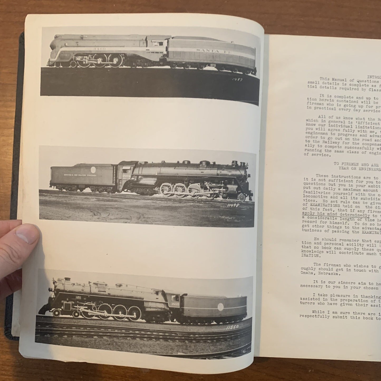 1943 Mark F Herrick LOCOMOTIVE ENGINEERS & FIREMANS MANUAL OF QUESTIONS 3rd Ed