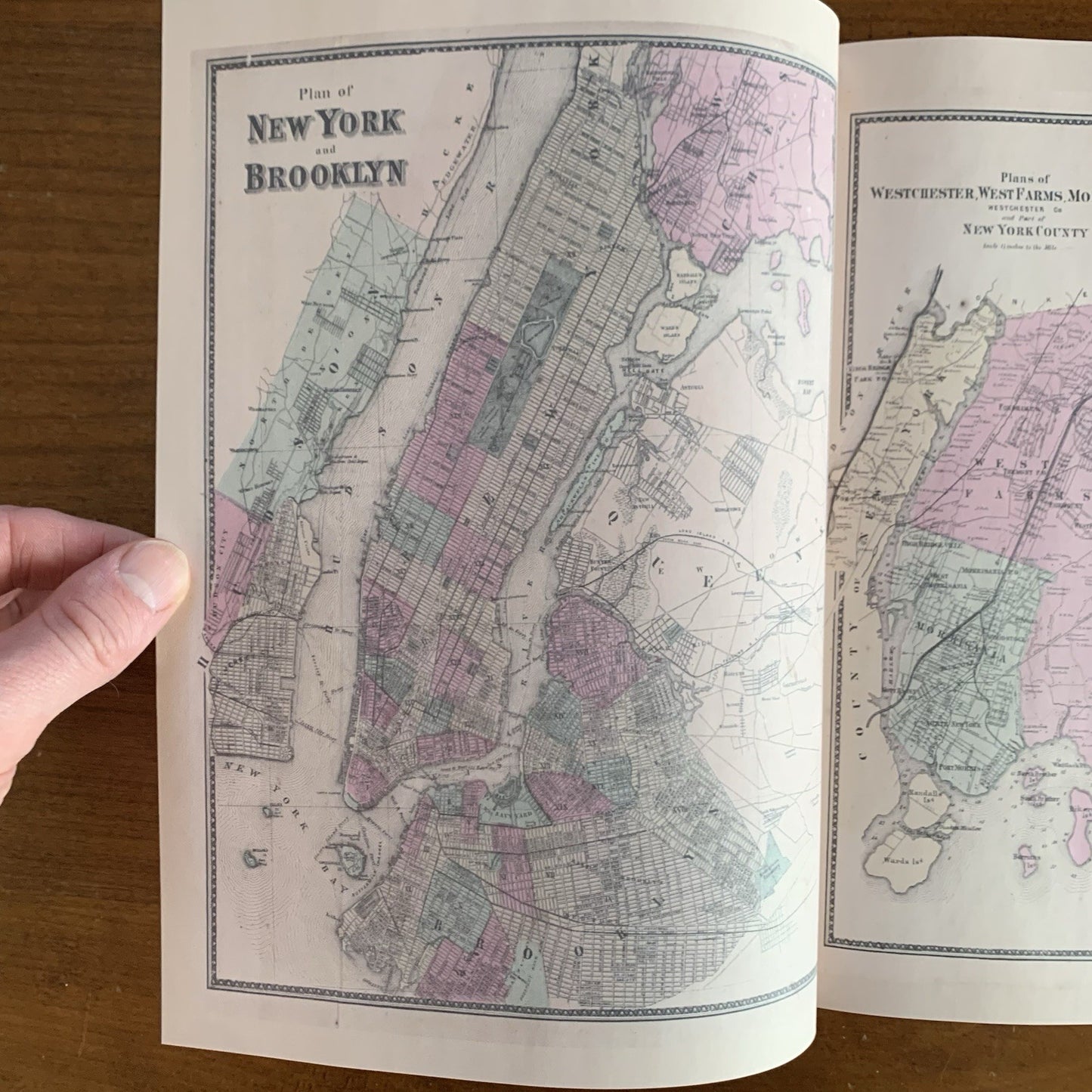1867 Atlas Of New York And Vicinity - F.W. Beers - Connecticut Edition Facsimile