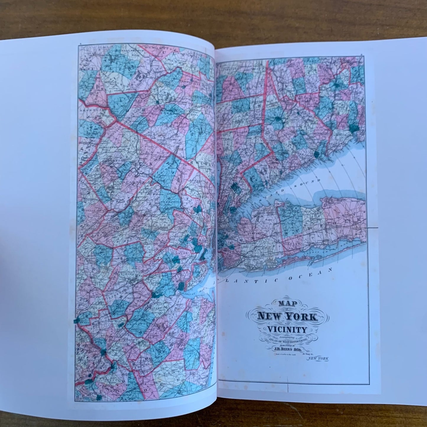 1872 County Atlas Of Westchester New York / Facsimile
