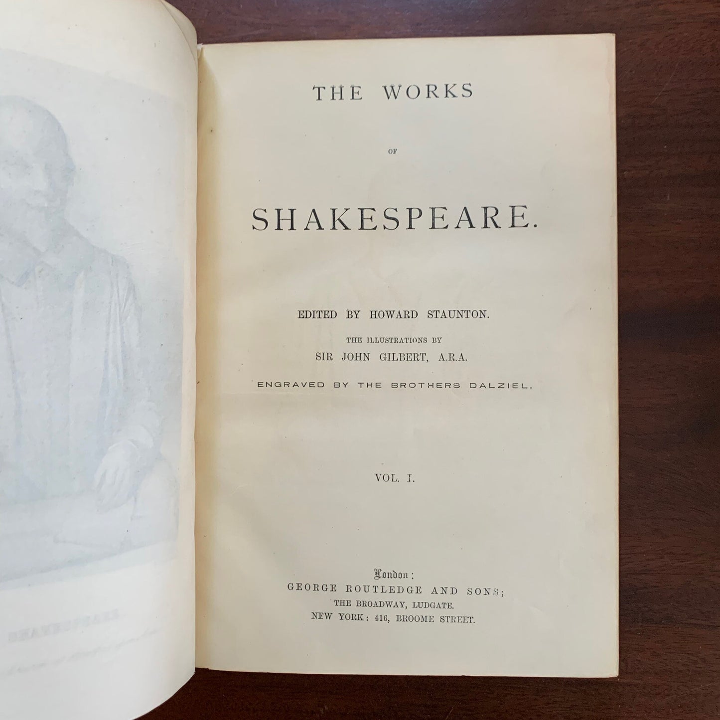 1860 3 Vol Set The Works of Shakespeare Edited by Howard Staunton John Gilbert