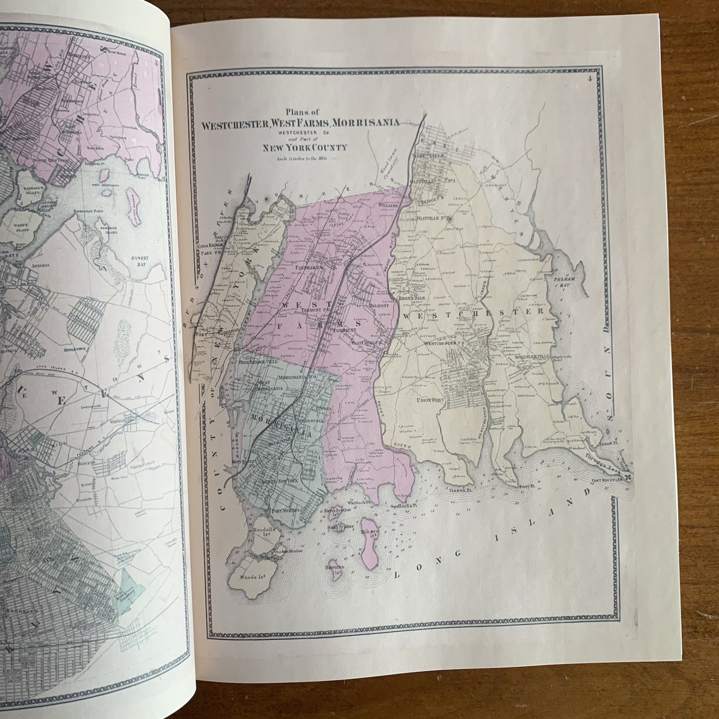 1867 Atlas Of New York And Vicinity - F.W. Beers - Connecticut Edition Facsimile