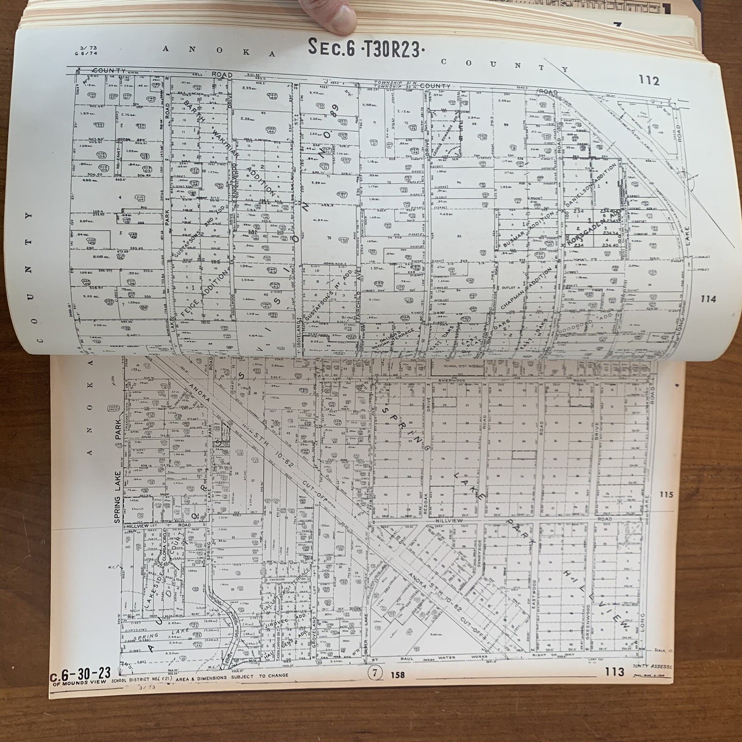 1960 Platbook City of St. Paul, All of Ramsey County Dakota Washington Minnesota