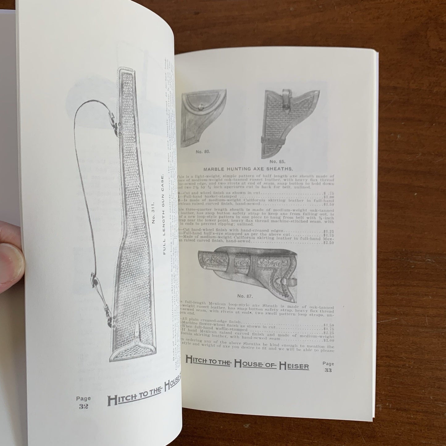 The Hermann H. Heiser Saddlery Co. Catalog No. 14 / Facsimile Reprint Saddle