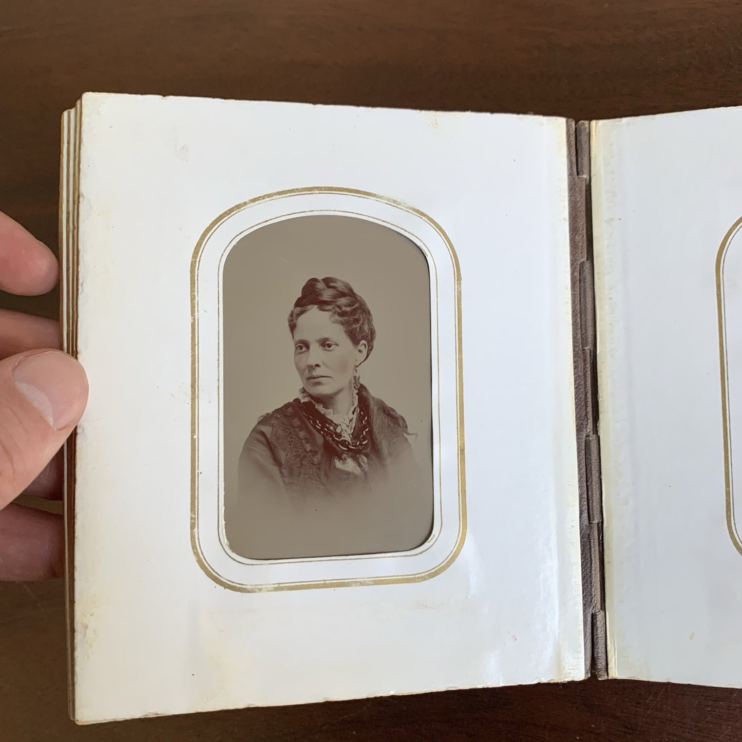 Civil War Era Photograph Album / Lincoln Sheridan Grant CDV O-93 Altemus Leather