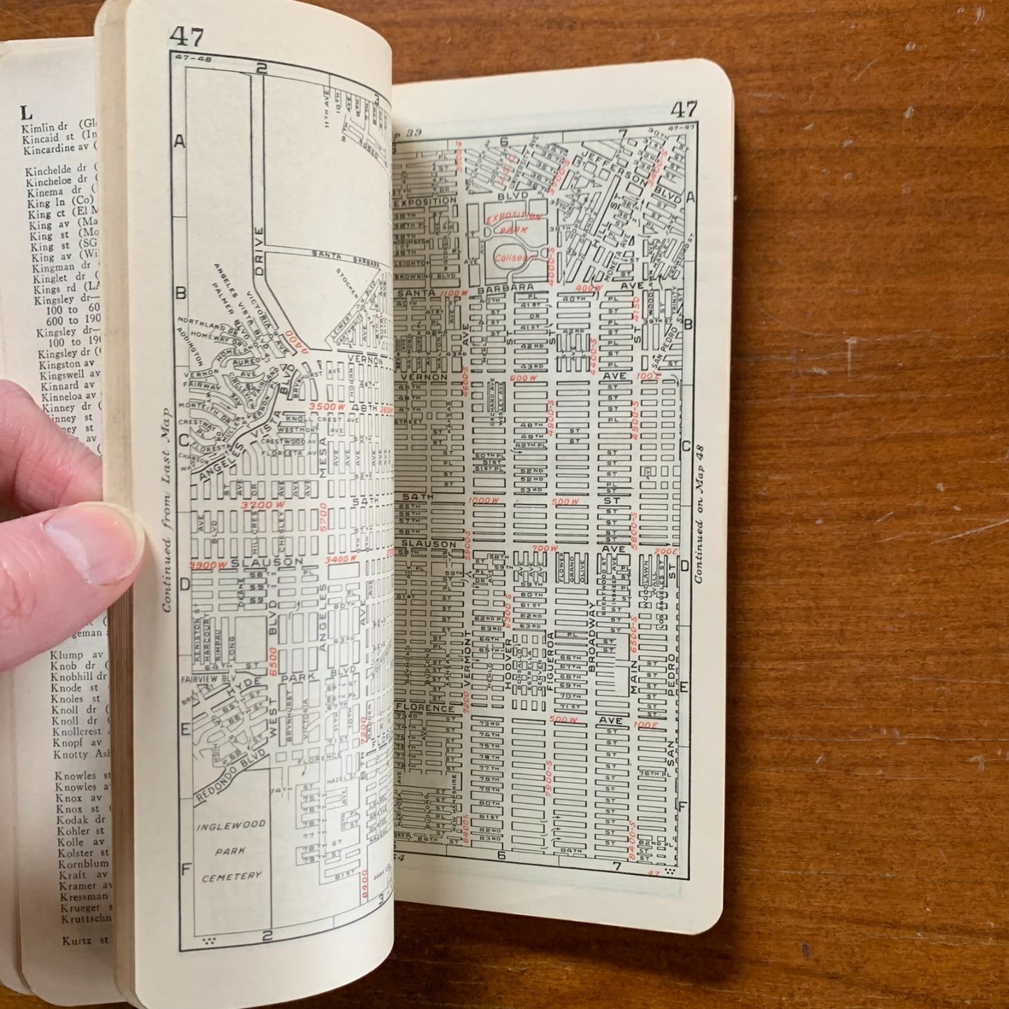 1929 Gillespie's Guide and Atlas of Los Angeles