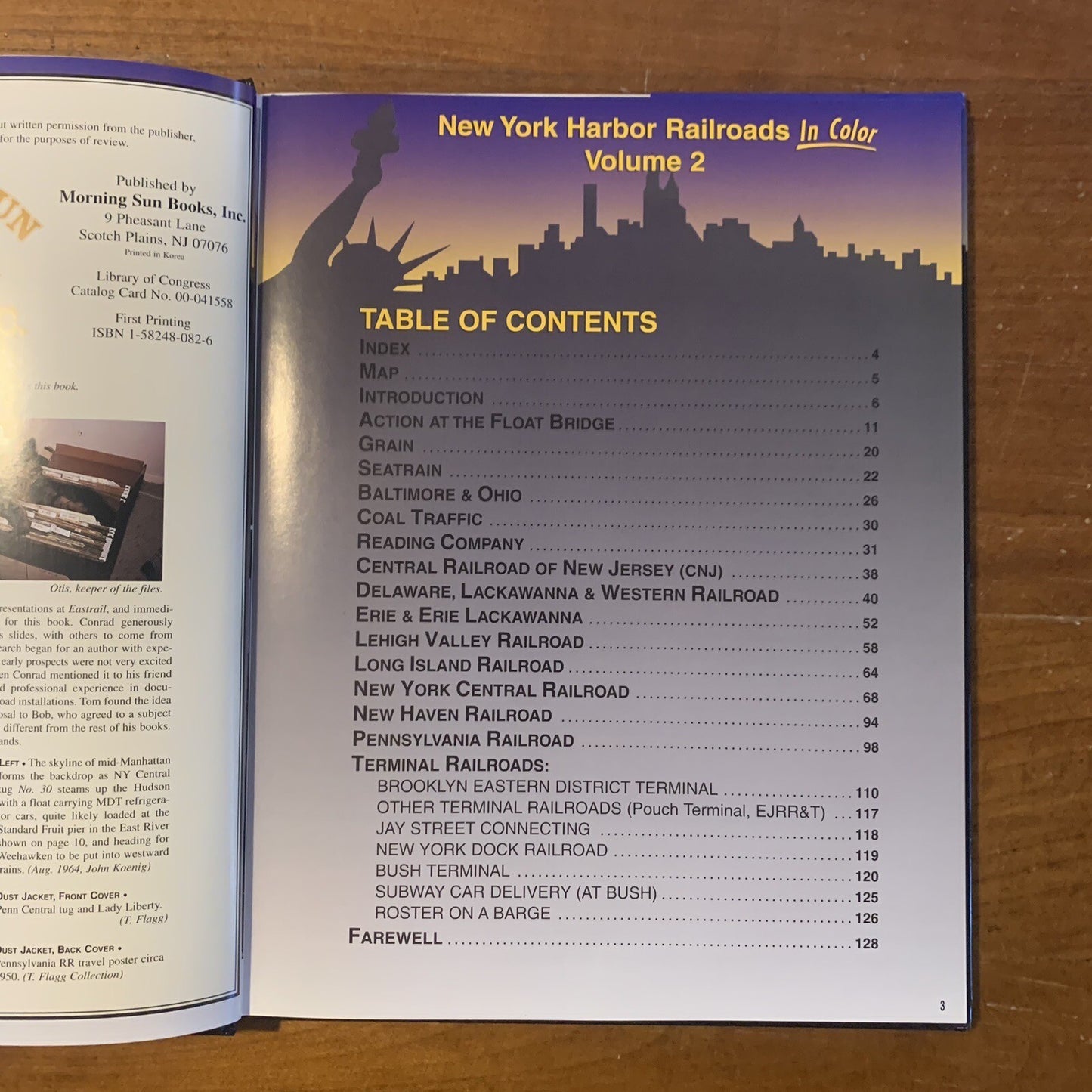 NEW YORK HARBOR RAILROADS 'In Color' VOL. 1 &2 by THOMAS R FLAGG 2000 & 2002