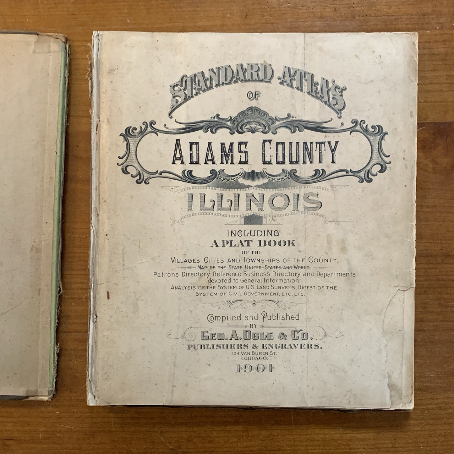 1901 Standard Atlas of Adams County Illinois / Maps
