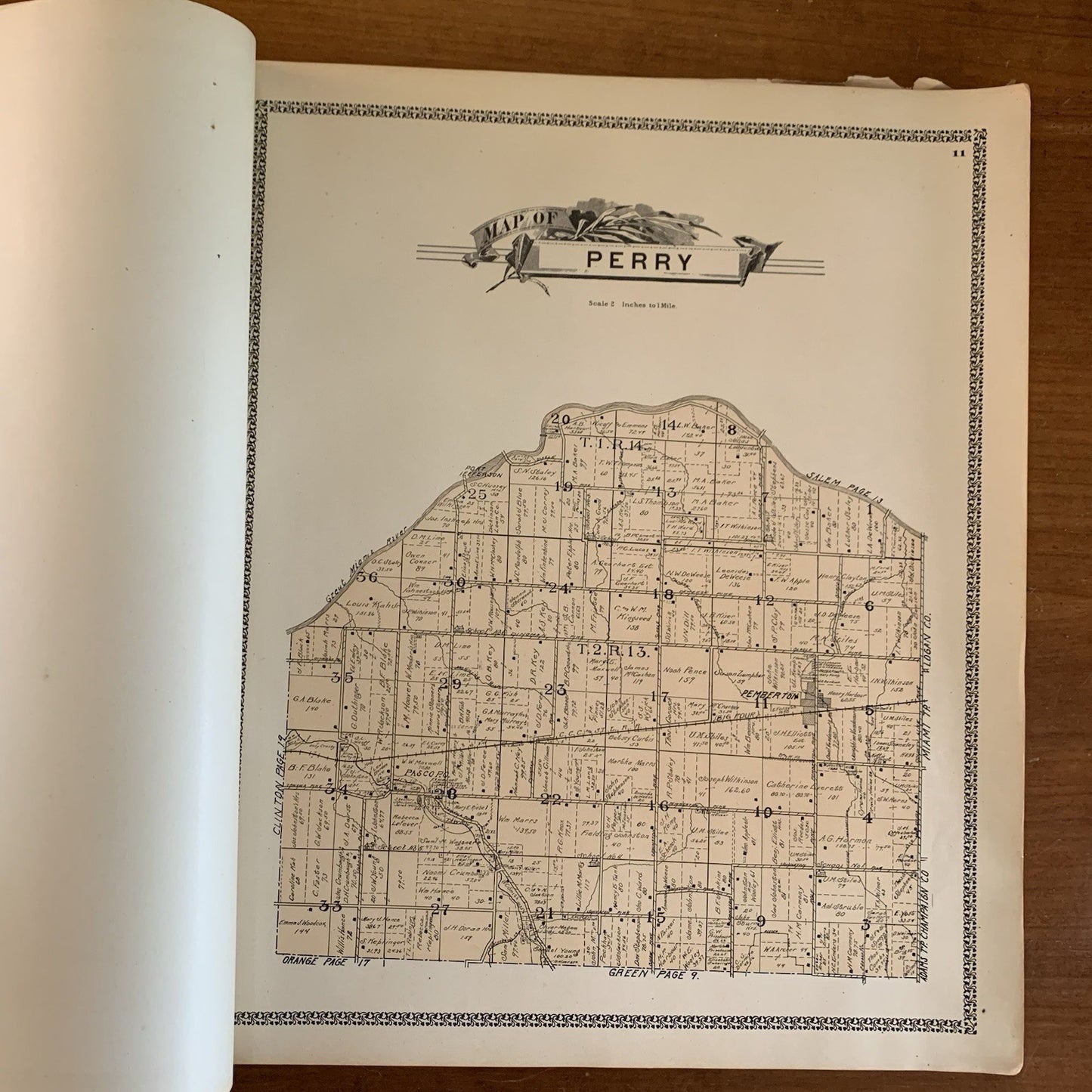 1900 Atlas and Directory of Shelby County Ohio / City Maps