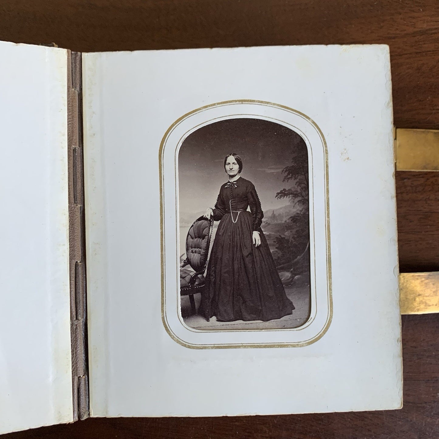 Civil War Era Photograph Album / Lincoln Sheridan Grant CDV O-93 Altemus Leather
