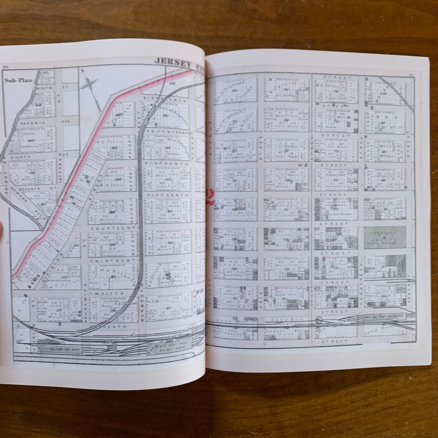 1873 Combined Atlas Of The State Of New Jersey and the County Hudson - Facsimile