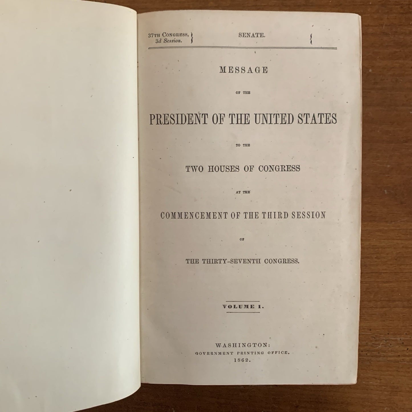 SIGNED Edwin L Stanton / Lincoln State of the Union Diplomatic Correspondence