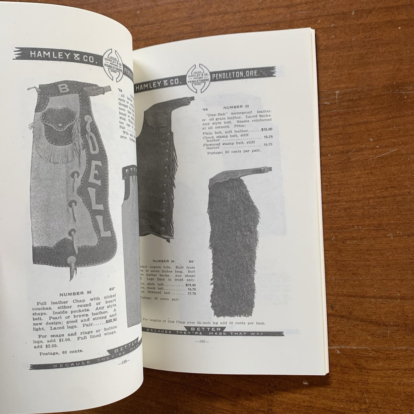 1915 Hamley Saddles Catalog No. 10 / Facsimile