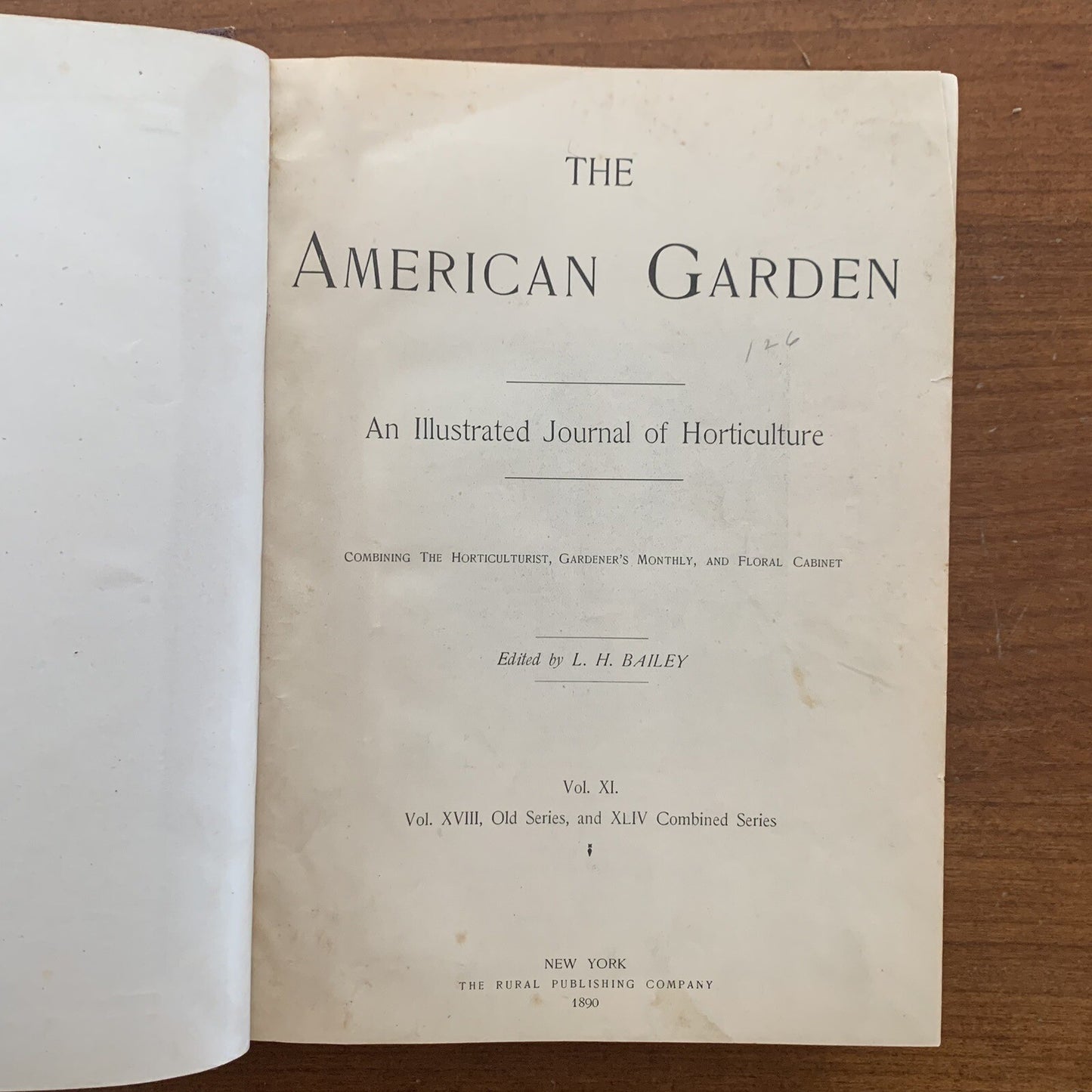 1890 The American Garden Illustrated Journal of Horticulture Advertisements