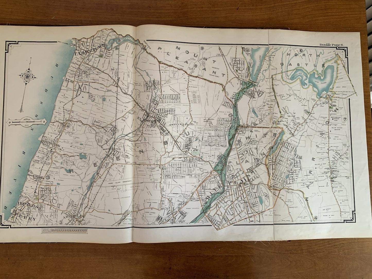 1908 Atlas of the Rural Country District North of New York City Connecticut
