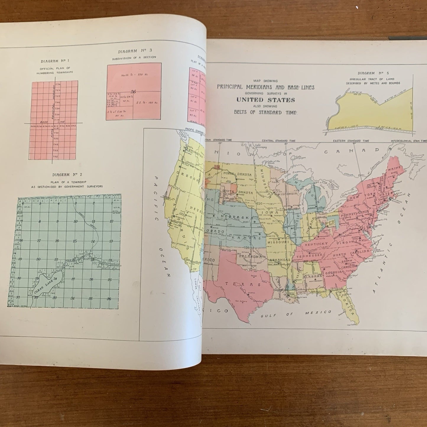 1915 Standard Atlas of Chickasaw County Iowa / Maps Untied States Plat Book