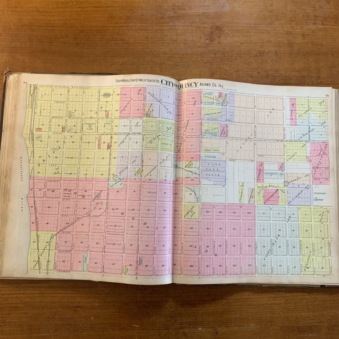 1901 Standard Atlas of Adams County Illinois / Maps
