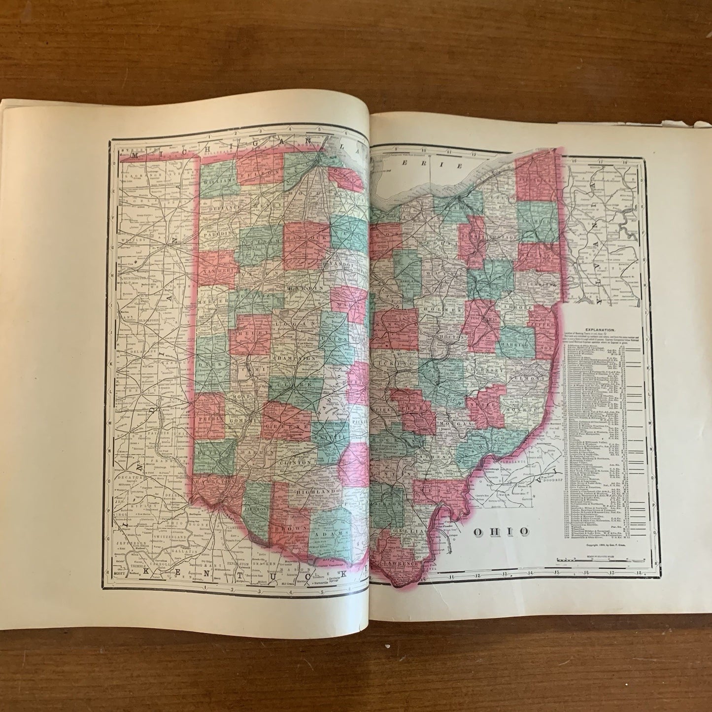 1900 Atlas and Directory of Shelby County Ohio / City Maps