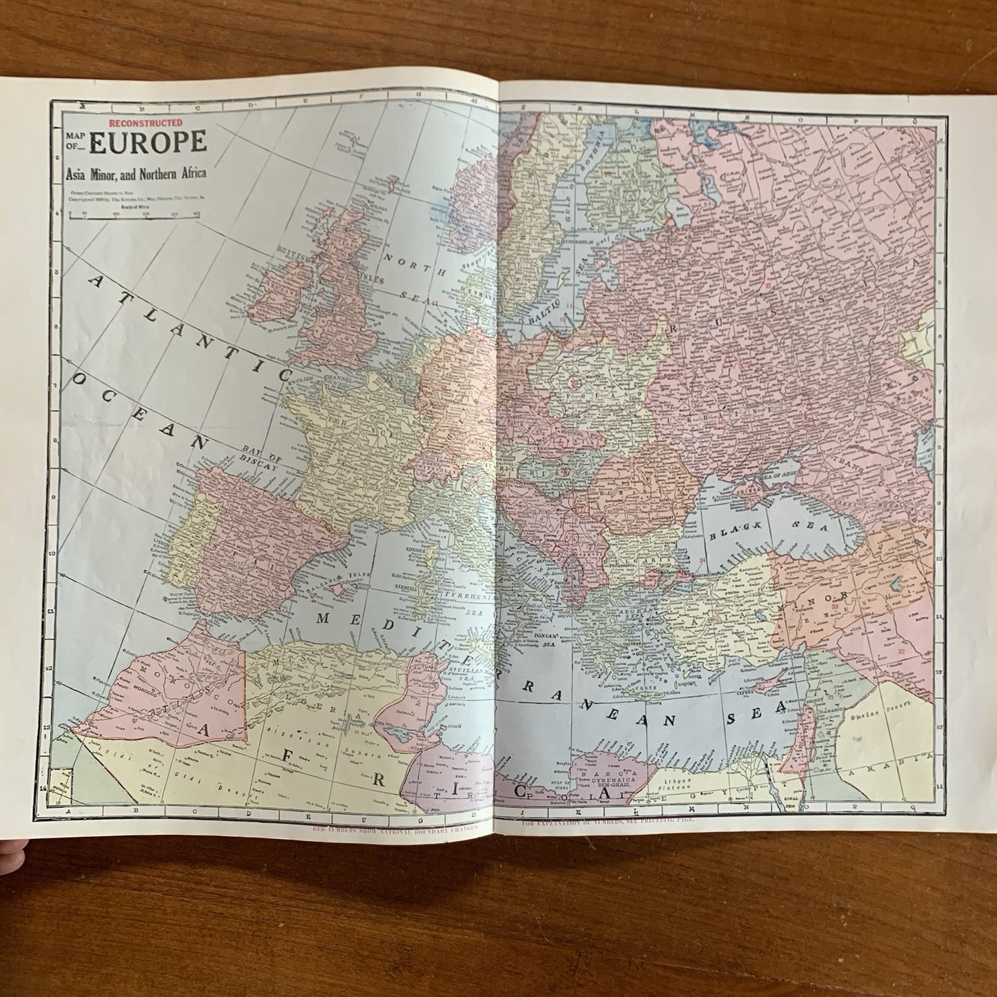 1919 Atlas and Plat Book of Clinton County Indiana World War 1 History Pictures