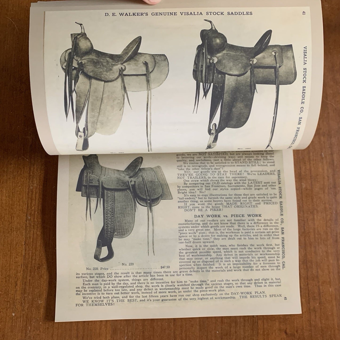 1911 Visalia Stock Saddle Co. Catalogue catalog No.17 Horse Tack FACSIMILE